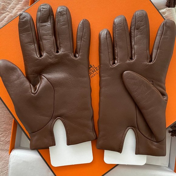 HERMES Leather Gloves - Picture 8 of 10